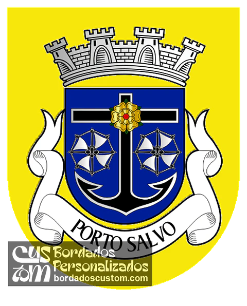 Emblema Bordado Freguesia de Porto Salvo (Oeiras, Lisboa)