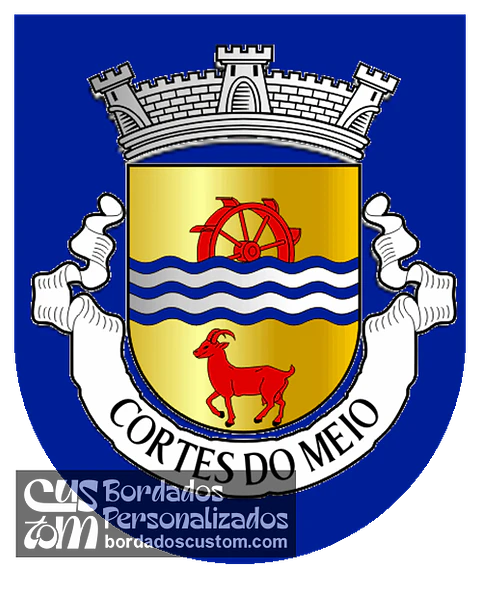 Emblema Bordado Freguesia de Cortes do Meio (Covilhã, Castelo Branco)