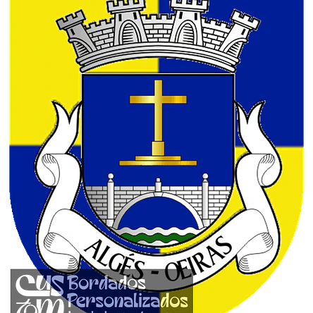 Emblema Bordado Antiga Freguesia de Algés (Oeiras, Lisboa) 1