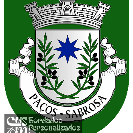 Emblema Bordado Freguesia de Paços (Sabrosa, Vila Real) 1