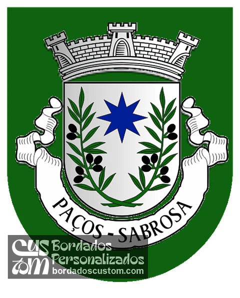 Emblema Bordado Freguesia de Paços (Sabrosa, Vila Real)