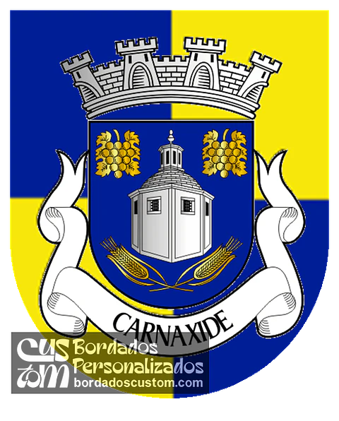 Emblema Bordado Antiga Freguesia de Carnaxide (Oeiras, Lisboa)
