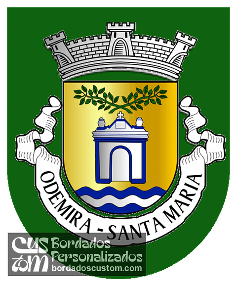 Emblema Bordado Antiga Freguesia de Odemira (Santa Maria) (Odemira, Beja)