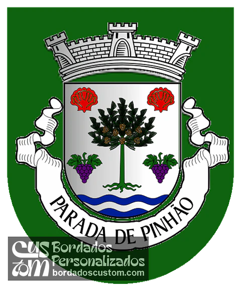 Emblema Bordado Freguesia de Parada de Pinhão (Sabrosa, Vila Real)