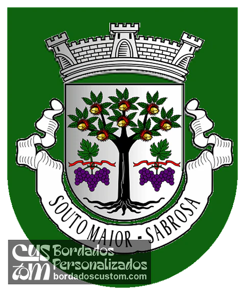 Emblema Bordado Freguesia de Souto Maior (Sabrosa, Vila Real)