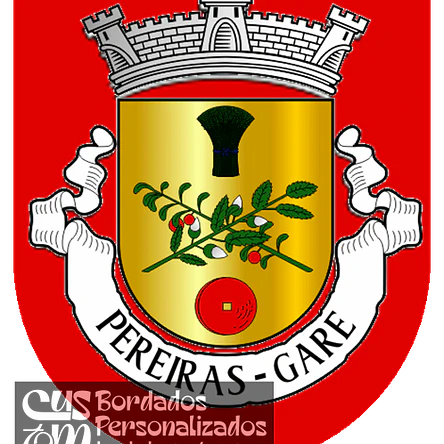 Emblema Bordado Antiga Freguesia de Pereiras-Gare (Odemira, Beja) 1