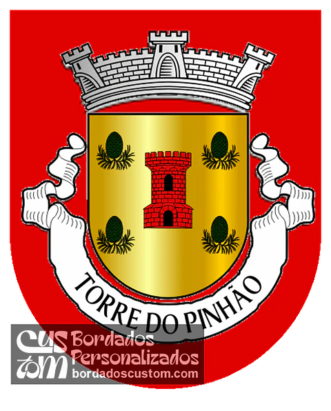Emblema Bordado Freguesia de Torre do Pinhão (Sabrosa, Vila Real)