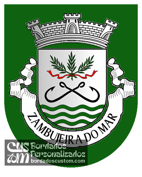 Emblema Bordado Antiga Freguesia de Zambujeira do Mar (Odemira, Beja)