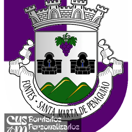 Emblema Bordado Freguesia de Fontes (Santa Marta de Penaguião, Vila Real) 1