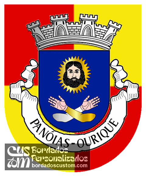 Emblema Bordado Antiga Freguesia de Panóias (Ourique, Beja)