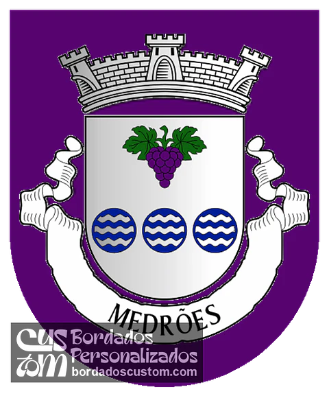 Emblema Bordado Freguesia de Medrões (Santa Marta de Penaguião, Vila Real)