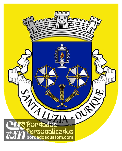 Emblema Bordado Antiga Freguesia de Santa Luzia (Ourique, Beja)