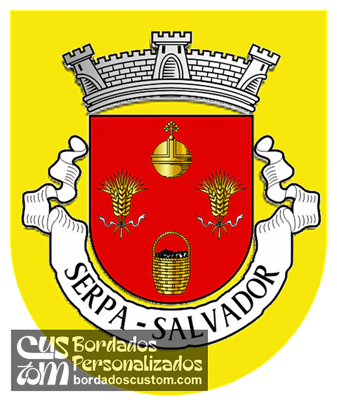 Emblema Bordado Antiga Freguesia de Serpa (Salvador) (Serpa, Beja)