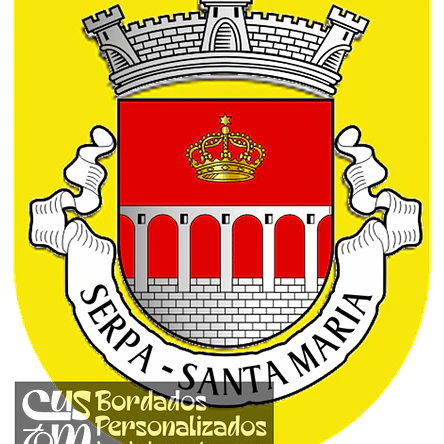 Emblema Bordado Antiga Freguesia de Serpa (Santa Maria) (Serpa, Beja) 1