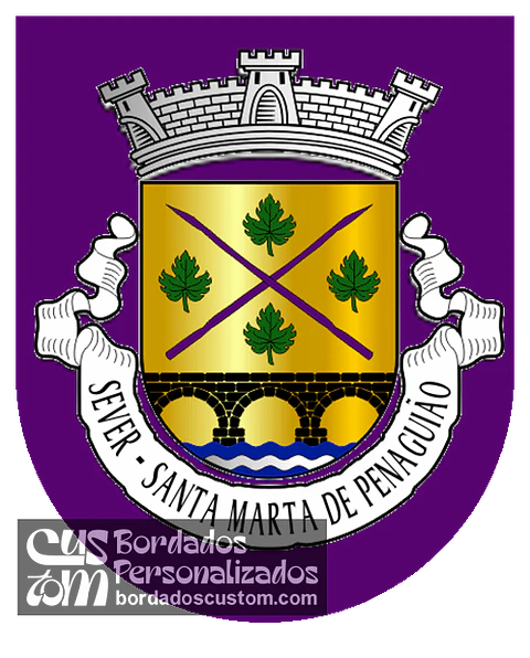 Emblema Bordado Freguesia de Sever (Santa Marta de Penaguião, Vila Real)