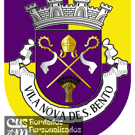 Emblema Bordado Antiga Freguesia de Vila Nova de São Bento (Serpa, Beja) 1