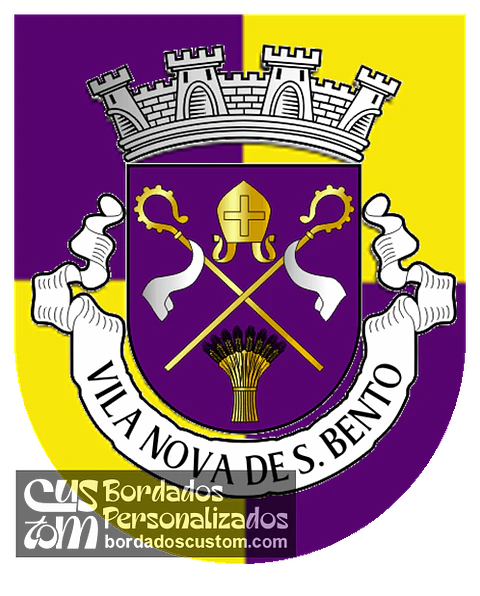 Emblema Bordado Antiga Freguesia de Vila Nova de São Bento (Serpa, Beja)
