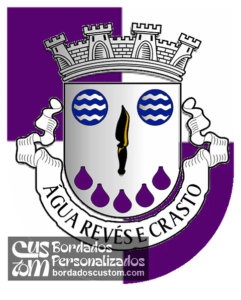 Emblema Bordado Freguesia de Água Revés e Crasto (Valpaços, Vila Real)