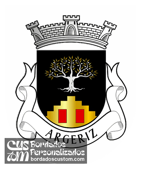 Emblema Bordado Freguesia de Argeriz (Valpaços, Vila Real)
