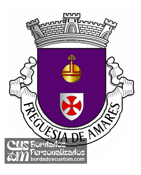 Emblema Bordado Antiga Freguesia de Amares (Amares, Braga)