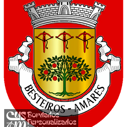 Emblema Bordado Antiga Freguesia de Besteiros (Amares, Braga) 1