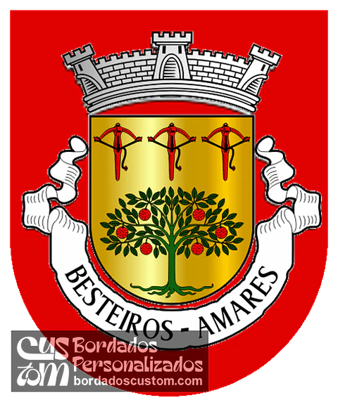 Emblema Bordado Antiga Freguesia de Besteiros (Amares, Braga)