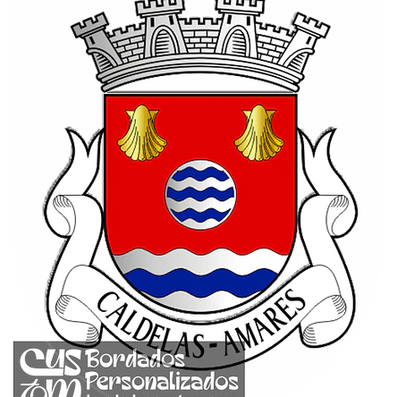 Emblema Bordado Antiga Freguesia de Caldelas (Amares, Braga) 1