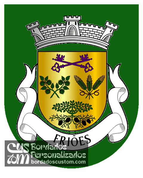 Emblema Bordado Freguesia de Friões (Valpaços, Vila Real)