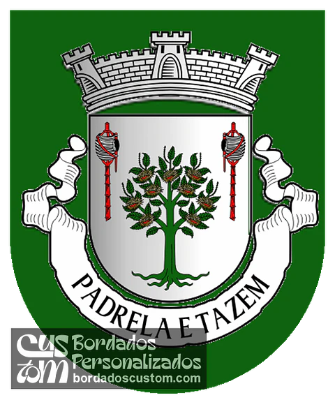 Emblema Bordado Freguesia de Padrela e Tazem (Valpaços, Vila Real)