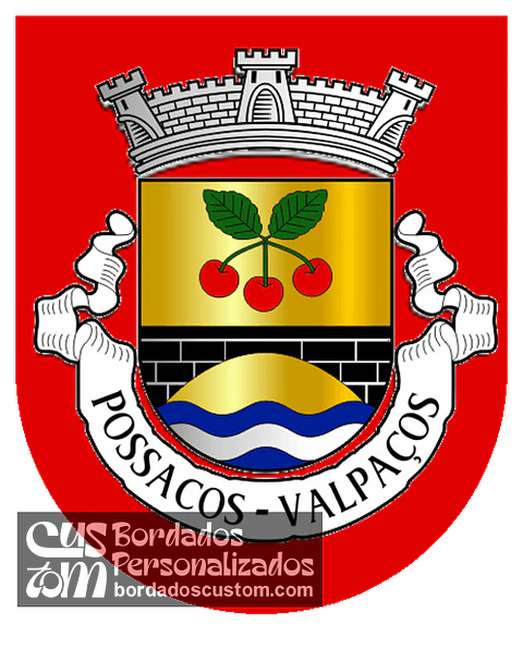 Emblema Bordado Freguesia de Possacos (Valpaços, Vila Real)