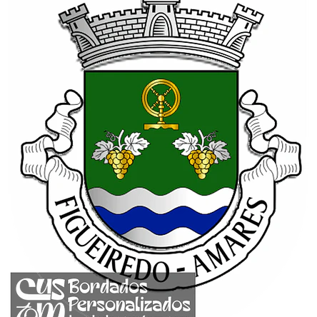 Emblema Bordado Antiga Freguesia de Figueiredo (Amares, Braga) 1