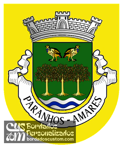Emblema Bordado Antiga Freguesia de Paranhos (Amares, Braga)