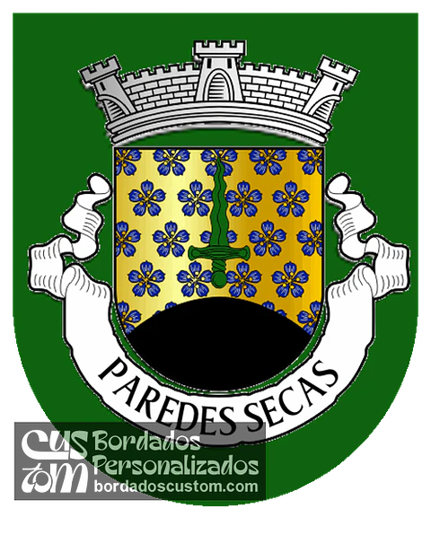 Emblema Bordado Antiga Freguesia de Paredes Secas (Amares, Braga)
