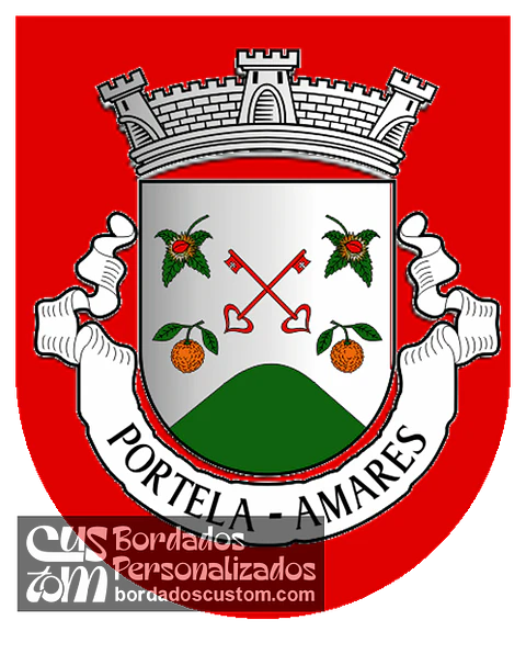 Emblema Bordado Antiga Freguesia de Portela (Amares, Braga)