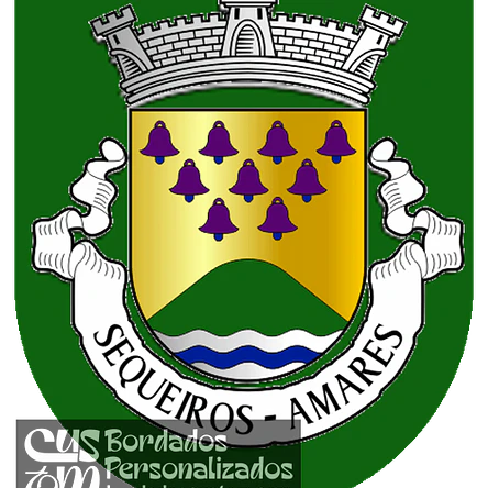 Emblema Bordado Antiga Freguesia de Sequeiros (Amares, Braga) 1