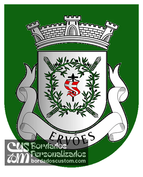 Emblema Bordado Freguesia de Ervões (Valpaços, Vila Real)