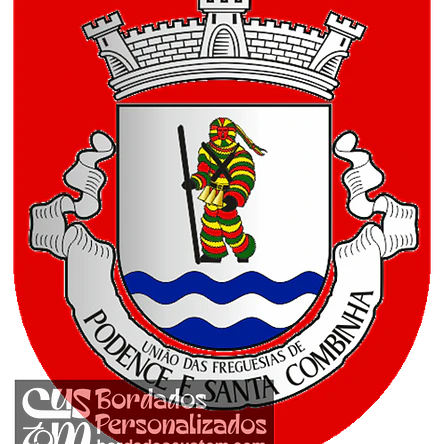 Emblema Bordado Freguesia de Podence e Santa Combinha (Macedo de Cavaleiros, Bragança) 1