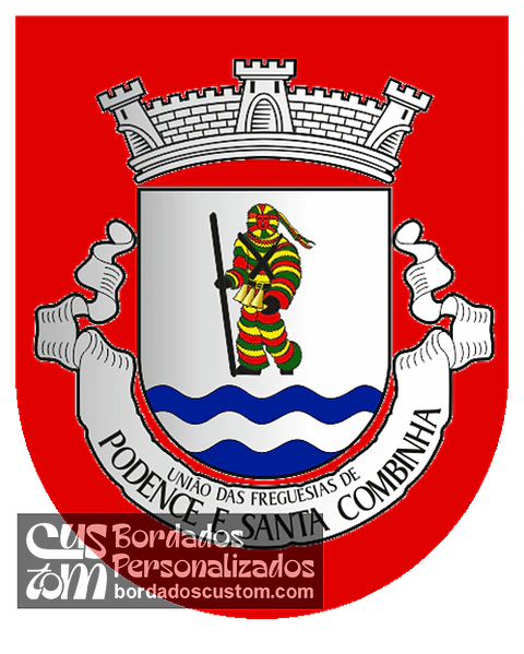 Emblema Bordado Freguesia de Podence e Santa Combinha (Macedo de Cavaleiros, Bragança)
