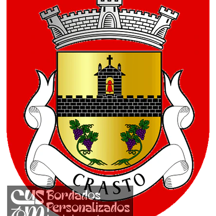 Emblema Bordado Antiga Freguesia de Crasto (Ponte da Barca, Viana do Castelo) 1