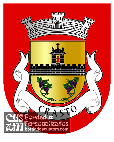 Emblema Bordado Antiga Freguesia de Crasto (Ponte da Barca, Viana do Castelo)