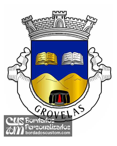 Emblema Bordado Antiga Freguesia de Grovelas (Ponte da Barca, Viana do Castelo)