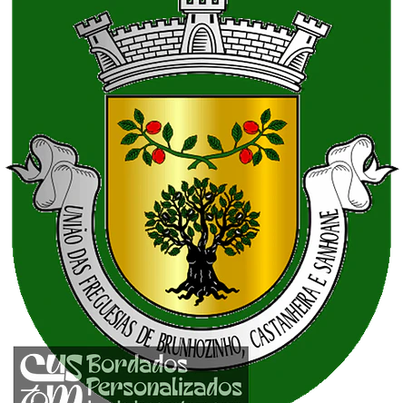 Emblema Bordado Freguesia de Brunhozinho, Castanheira e Sanhoane (Mogadouro, Bragança) 1