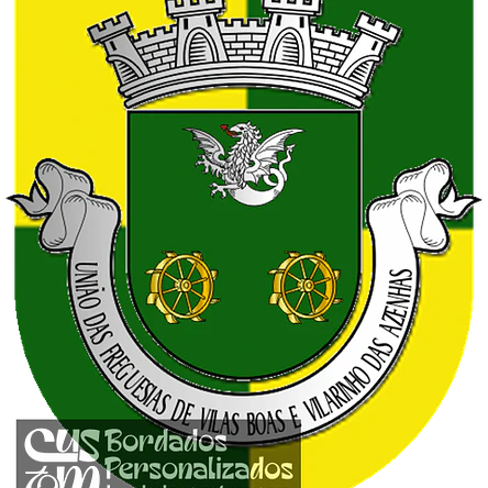 Emblema Bordado Freguesia de Vilas Boas e Vilarinho das Azenhas (Vila Flor, Bragança) 1