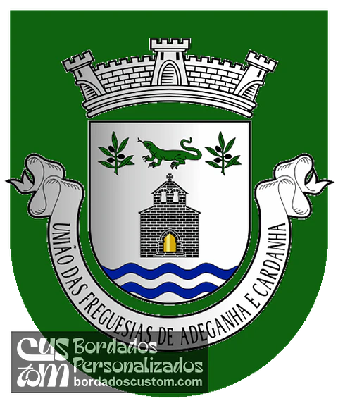 Emblema Bordado Freguesia de Adeganha e Cardanha (Torre de Moncorvo, Bragança)