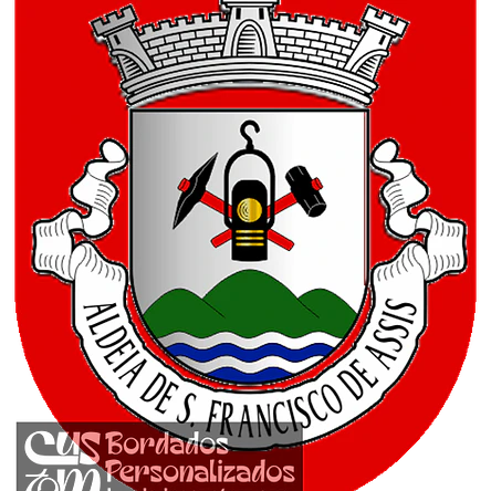 Emblema Bordado Freguesia de Aldeia de São Francisco de Assis (Covilhã, Castelo Branco) 1