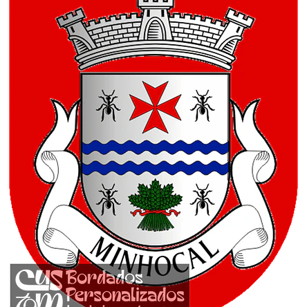 Emblema Bordado Freguesia de Minhocal (Celorico da Beira, Guarda) 1