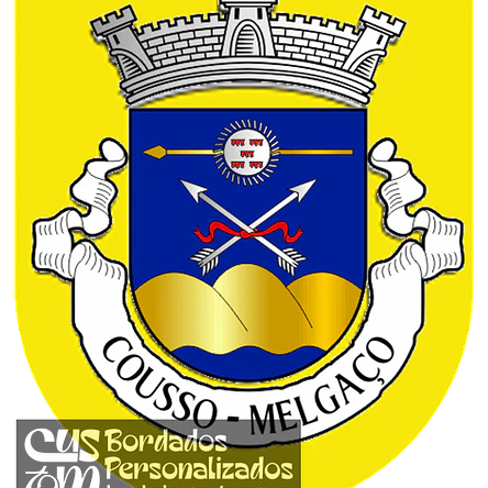 Emblema Bordado Freguesia de Cousso (Melgaço, Viana do Castelo) 1