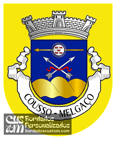 Emblema Bordado Freguesia de Cousso (Melgaço, Viana do Castelo)