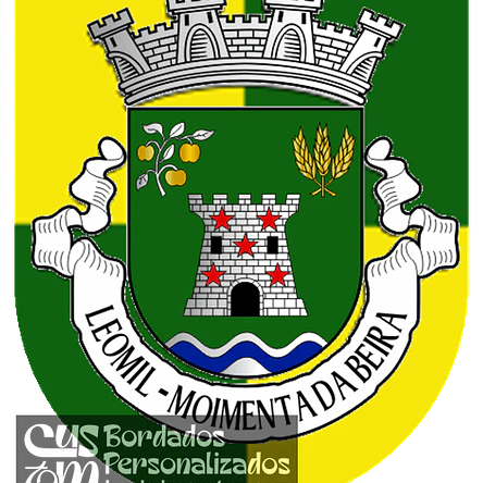 Emblema Bordado Freguesia de Leomil (Moimenta da Beira, Viseu) 1