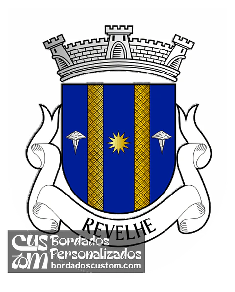 Emblema Bordado Freguesia de Revelhe (Fafe, Braga)